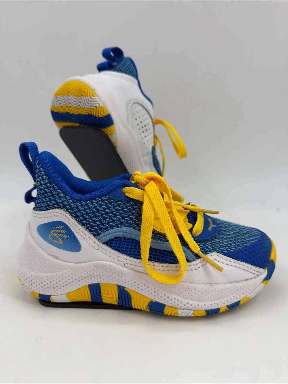 Under Armour Steph Curry 3Z 24 Pre-School Warriors Shoe Size 11K Team Royal Blue